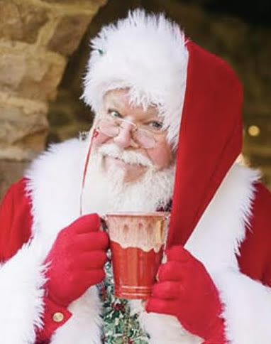 CJ Kringle enjoying a cup of cocoa